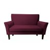 Sofa DENVER tkanina Welur noga drewniana