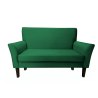 Sofa DENVER tkanina Welur noga drewniana