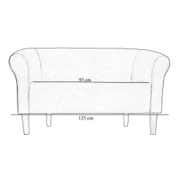 Sofa Milo tkanina Welur