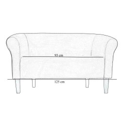 Sofa Milo tkanina Welur