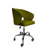 Fotel obrotowy AURA BL75 zielona oliwka