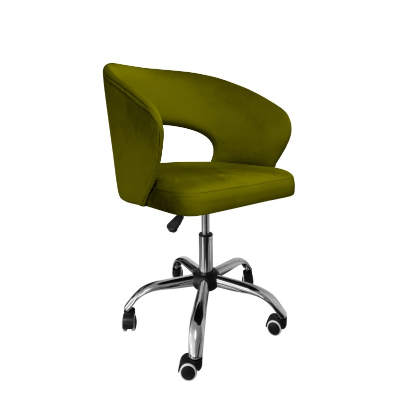 Fotel obrotowy AURA BL75 zielona oliwka