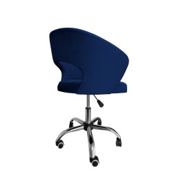 Fotel obrotowy AURA MG16 - granatowy welur