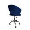 Fotel obrotowy AURA MG16 - granatowy welur