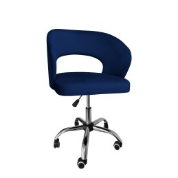 Fotel obrotowy AURA MG16 - granatowy welur