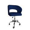 Fotel obrotowy AURA MG16 - granatowy welur