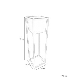 Kwietnik stojący metal LOFT stojak na kwiaty