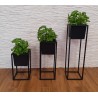 KWIETNIK STOJĄCY LOFT STOJAK NA KWIATY METAL 70cm