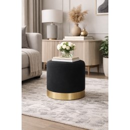 Pufa OLA LOFT BL06 – ławka i podnóżek biały metal