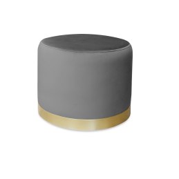 Pufa OLA LOFT BL06 – ławka i podnóżek biały metal