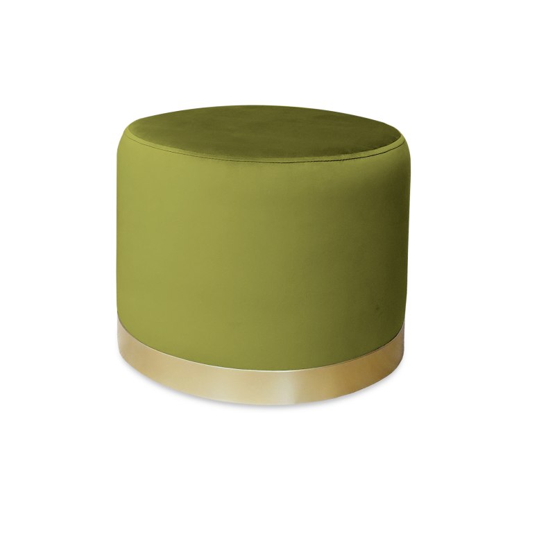 Pufa OLA LOFT BL06 – ławka i podnóżek biały metal