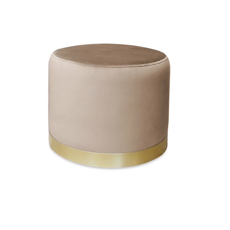 Pufa OLA LOFT BL06 – ławka i podnóżek biały metal