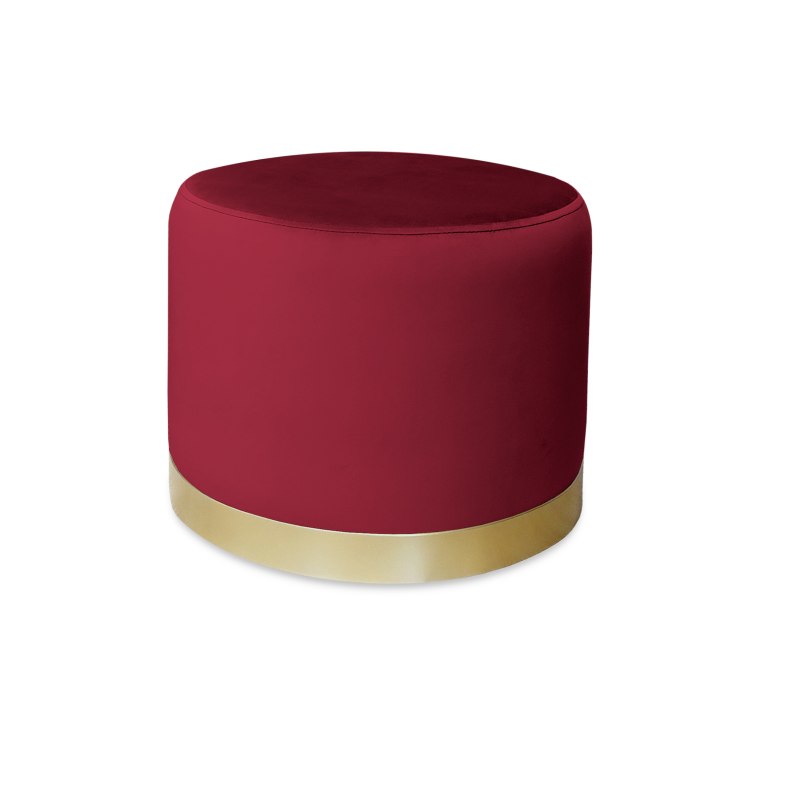 Pufa OLA LOFT BL06 – ławka i podnóżek biały metal