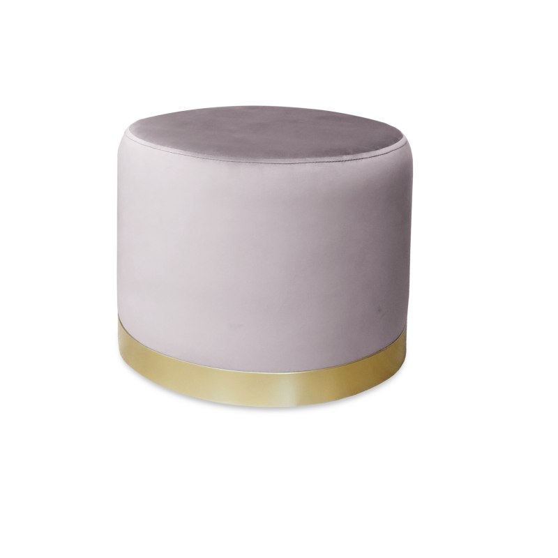 Pufa OLA LOFT BL06 – ławka i podnóżek biały metal