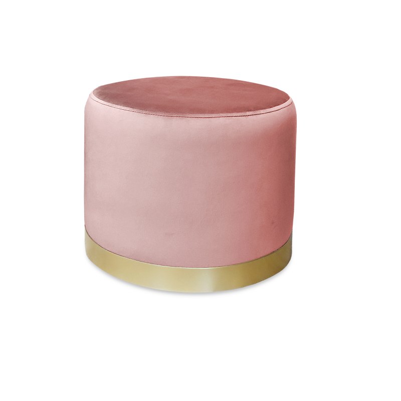 Pufa OLA LOFT BL06 – ławka i podnóżek biały metal