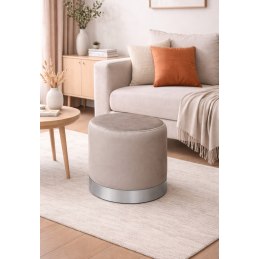 Nowoczesna pufa LUX Velvet. Idealna do salonu i przedpokoju. Styl Loft.