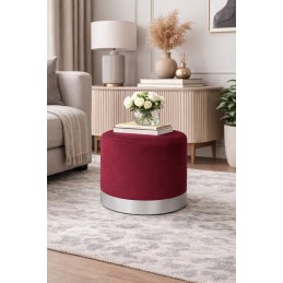 Nowoczesna pufa LUX Velvet. Idealna do salonu i przedpokoju. Styl Loft.