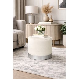 Nowoczesna pufa LUX Velvet. Idealna do salonu i przedpokoju. Styl Loft.