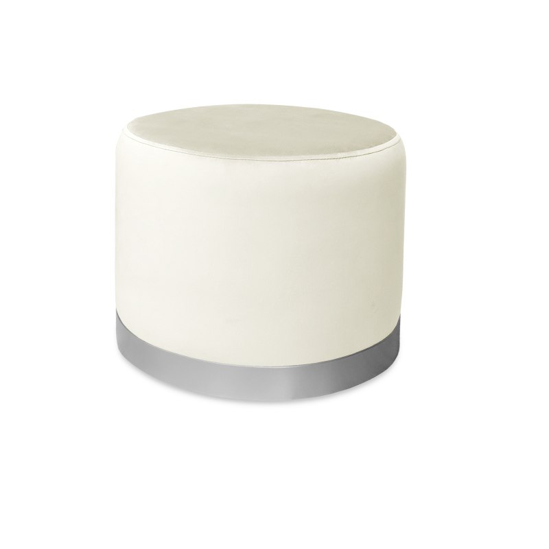 Nowoczesna pufa LUX Velvet. Idealna do salonu i przedpokoju. Styl Loft.