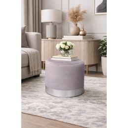 Nowoczesna pufa LUX Velvet. Idealna do salonu i przedpokoju. Styl Loft.