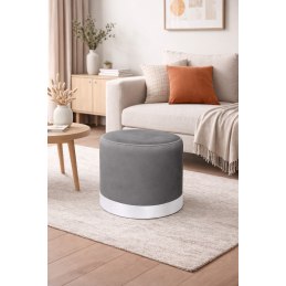 Nowoczesna pufa LUX Velvet. Idealna do salonu i przedpokoju. Styl Loft.