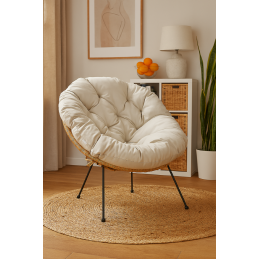 Poduszka puchowa Acapulco wodoodporna beż