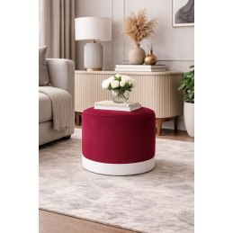 Nowoczesna pufa LUX Velvet. Idealna do salonu i przedpokoju. Styl Loft.