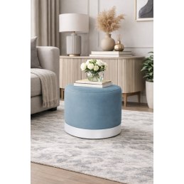 Nowoczesna pufa LUX Velvet. Idealna do salonu i przedpokoju. Styl Loft.