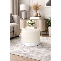 Nowoczesna pufa LUX Velvet. Idealna do salonu i przedpokoju. Styl Loft.