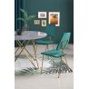 Stół BONELLO – okrągły stół z marmurowym blatem