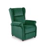 AGUSTIN 2 fotel wypoczynkowy ciemny zielony