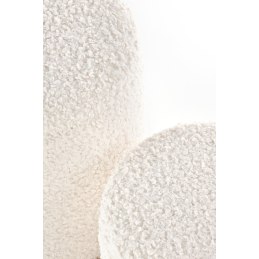 CANCUN zestaw 2 puf z pojemnikiem drewniana podstawa