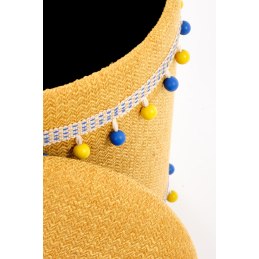 GRADO zestaw 2 puf z pojemnikiem fi 38 i 30 cm