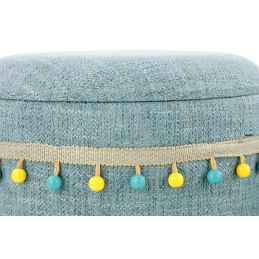 GRADO zestaw 2 puf z pojemnikiem fi 38 i 30 cm