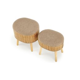 TICO zestaw 2 puf z funkcją pojemnika