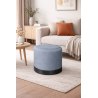 Pufa LUX elegancka podstawa metalowa