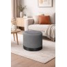 Pufa LUX elegancka podstawa metalowa