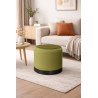 Pufa LUX elegancka podstawa metalowa