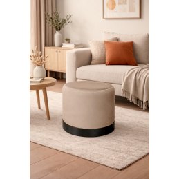 Pufa LUX elegancka podstawa metalowa