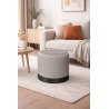 Pufa LUX elegancka podstawa metalowa