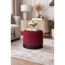 Pufa LUX elegancka podstawa metalowa