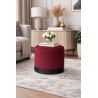 Pufa LUX elegancka podstawa metalowa