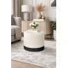 Pufa LUX elegancka podstawa metalowa