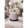 Pufa LUX elegancka podstawa metalowa
