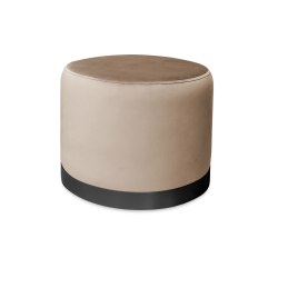 Pufa LUX elegancka podstawa metalowa
