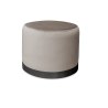 Pufa LUX elegancka podstawa metalowa