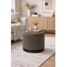 Pufa LUX elegancka podstawa metalowa