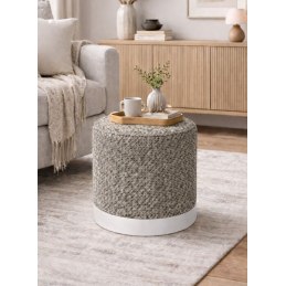 Pufa LUX elegancka podstawa metalowa