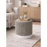 Pufa LUX elegancka podstawa metalowa