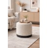 Pufa LUX elegancka podstawa metalowa